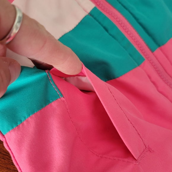 Roxy Vest Size 2T Fuschia Pink, Light & Turquoise - Picture 4 of 4